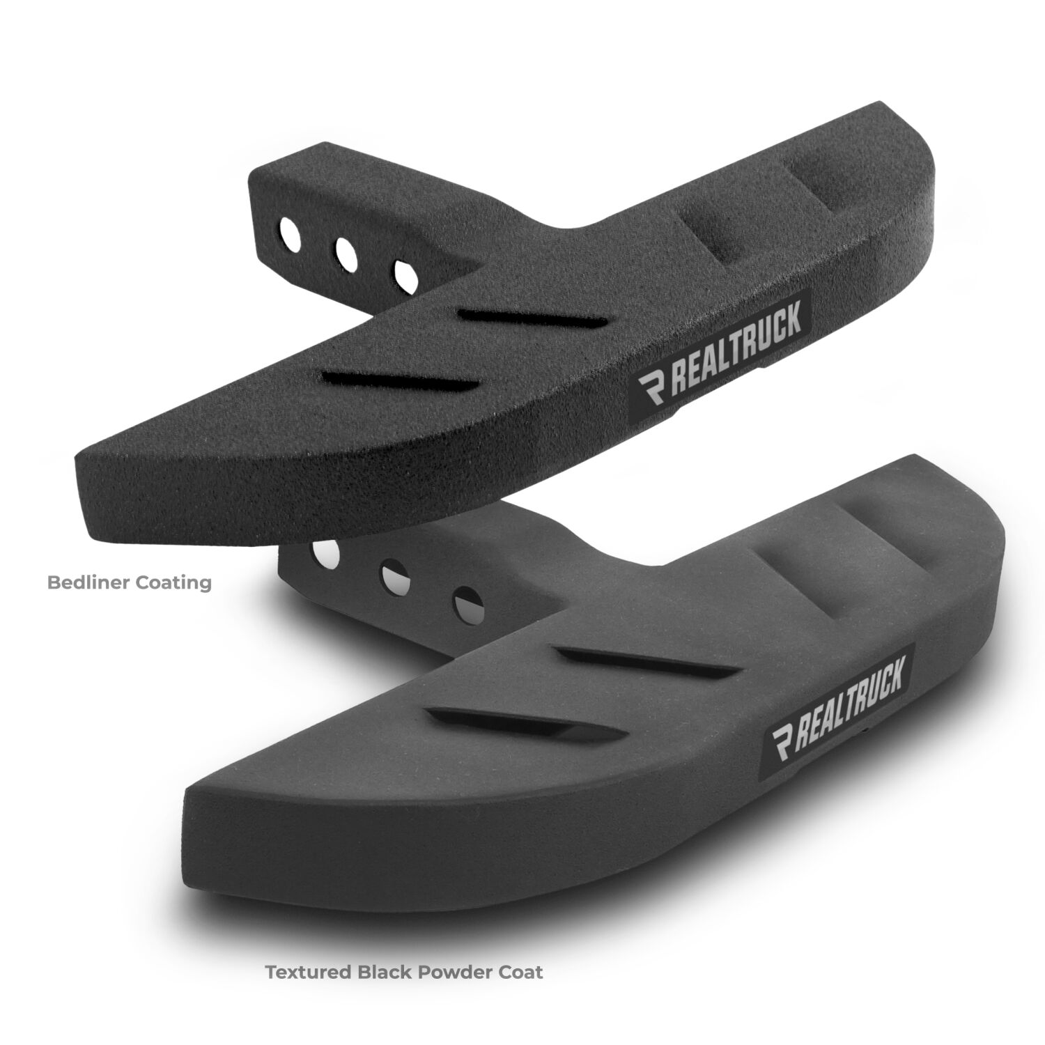Go Rhino RB610ST - Hitch Steps, Black, Protective Bedliner coating