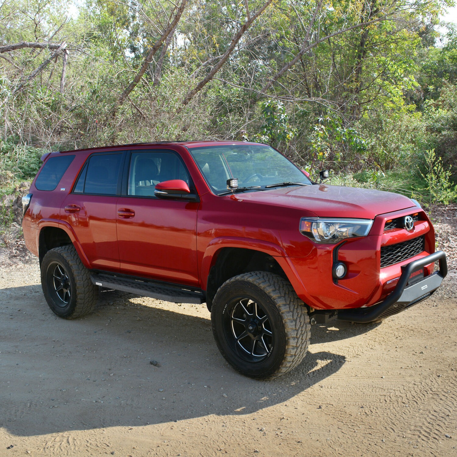 Go Rhino 69412680T - RB20 Running Boards, Black, Protective Bedliner coating