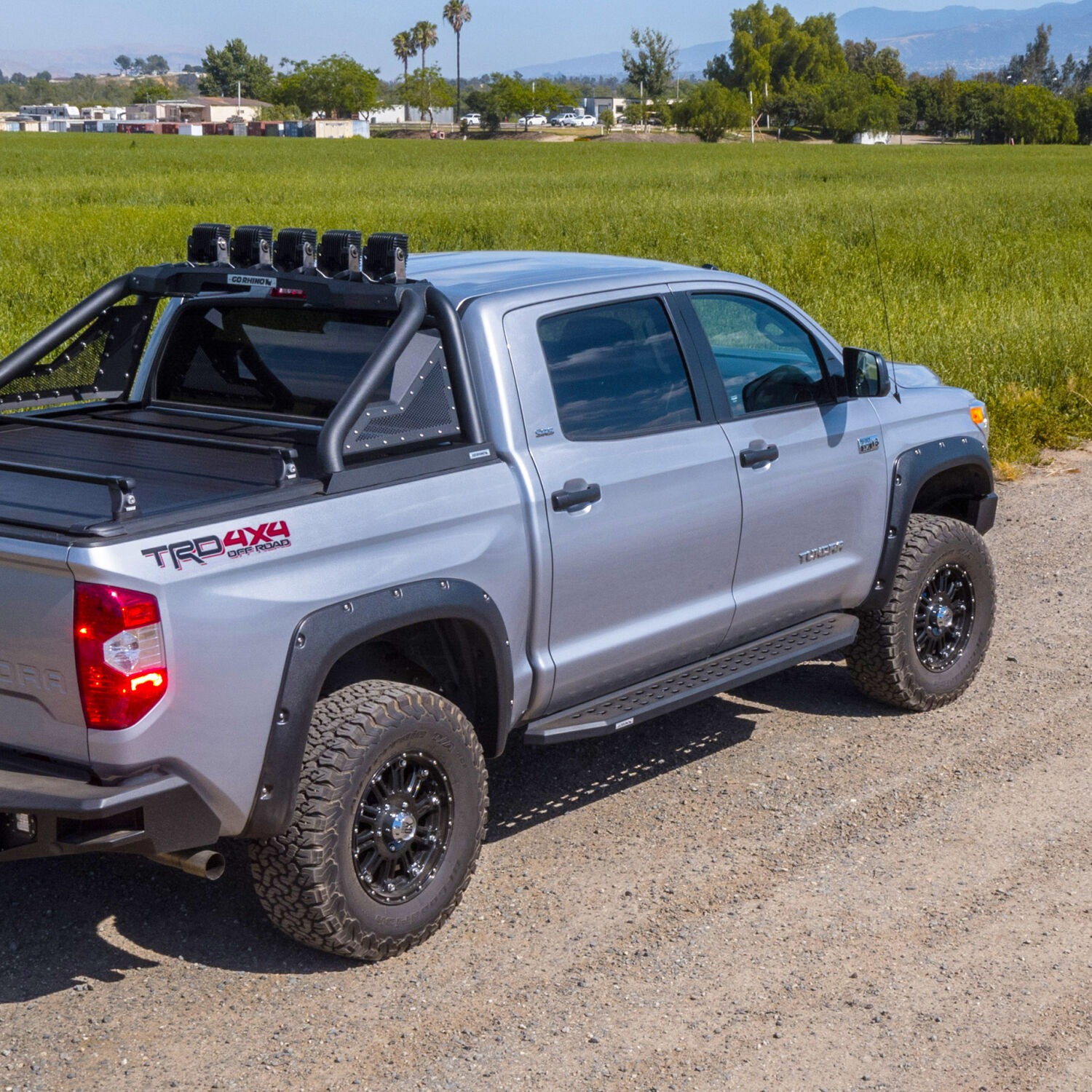 Go Rhino 69412680PC - RB20 Running Boards, Extended Cab, Black