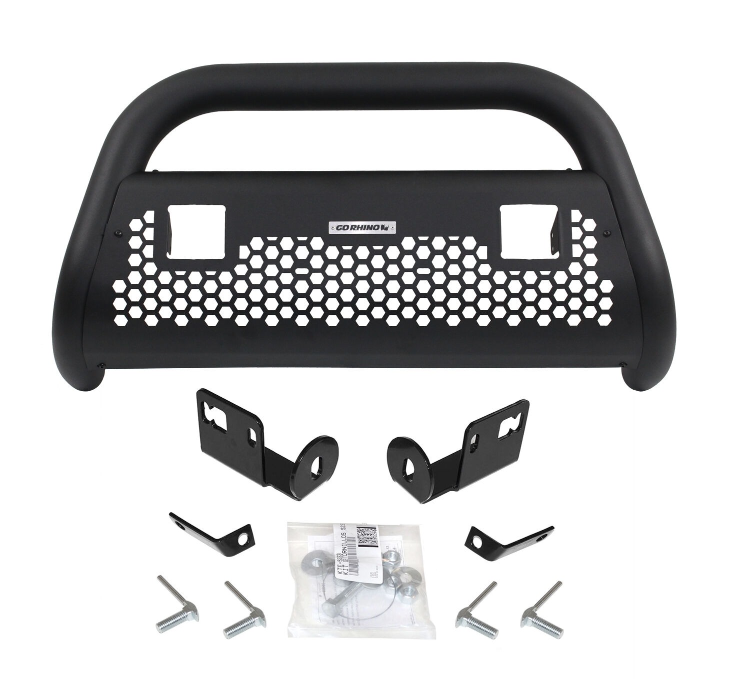 Go Rhino 55674T - RC2 LR Bull Bar, Black, Steel