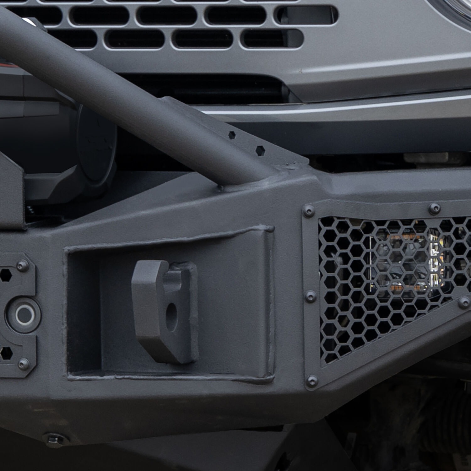 Go Rhino 331401T - Rockline Bumpers, Black, Steel