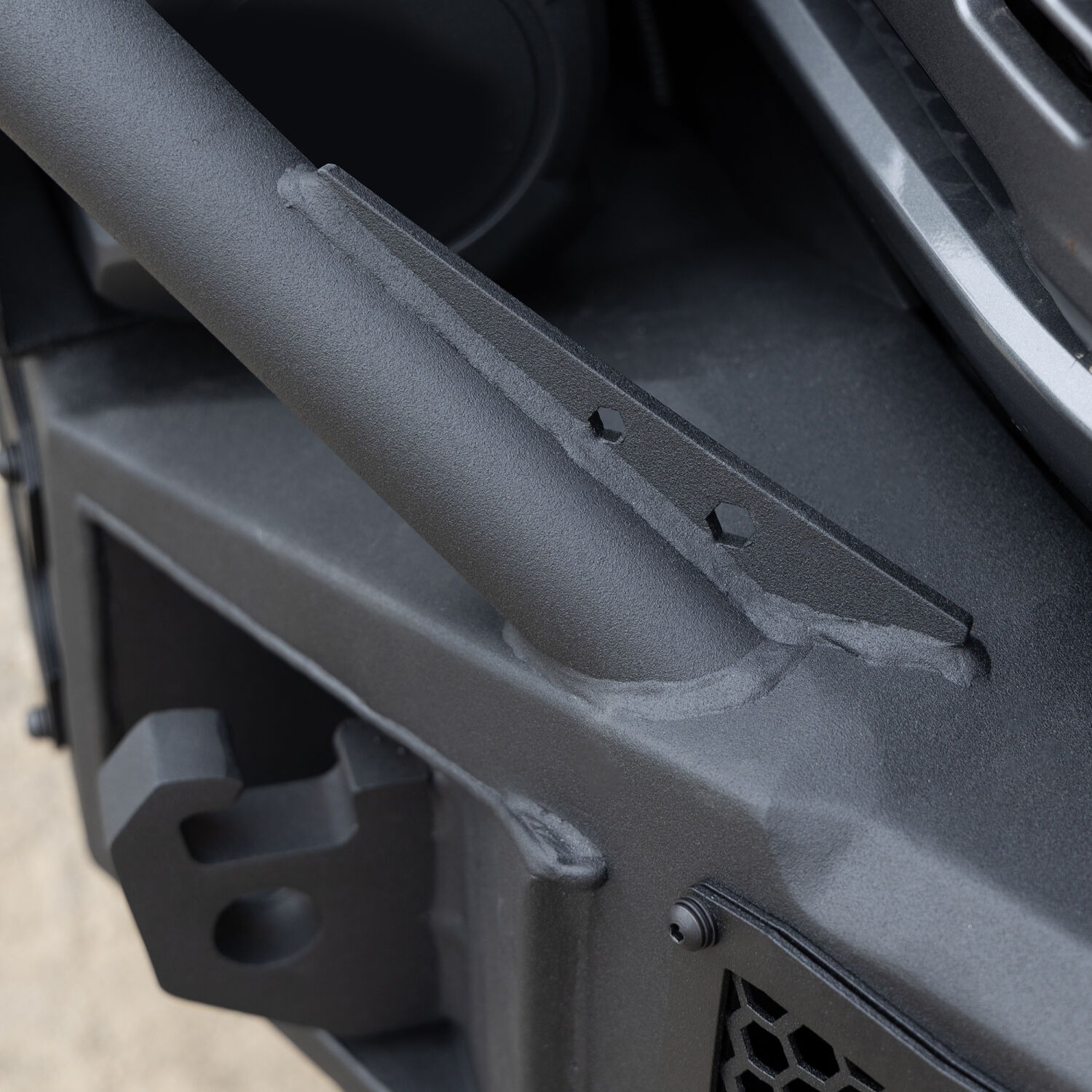 Go Rhino 331401T - Rockline Bumpers, Black, Steel