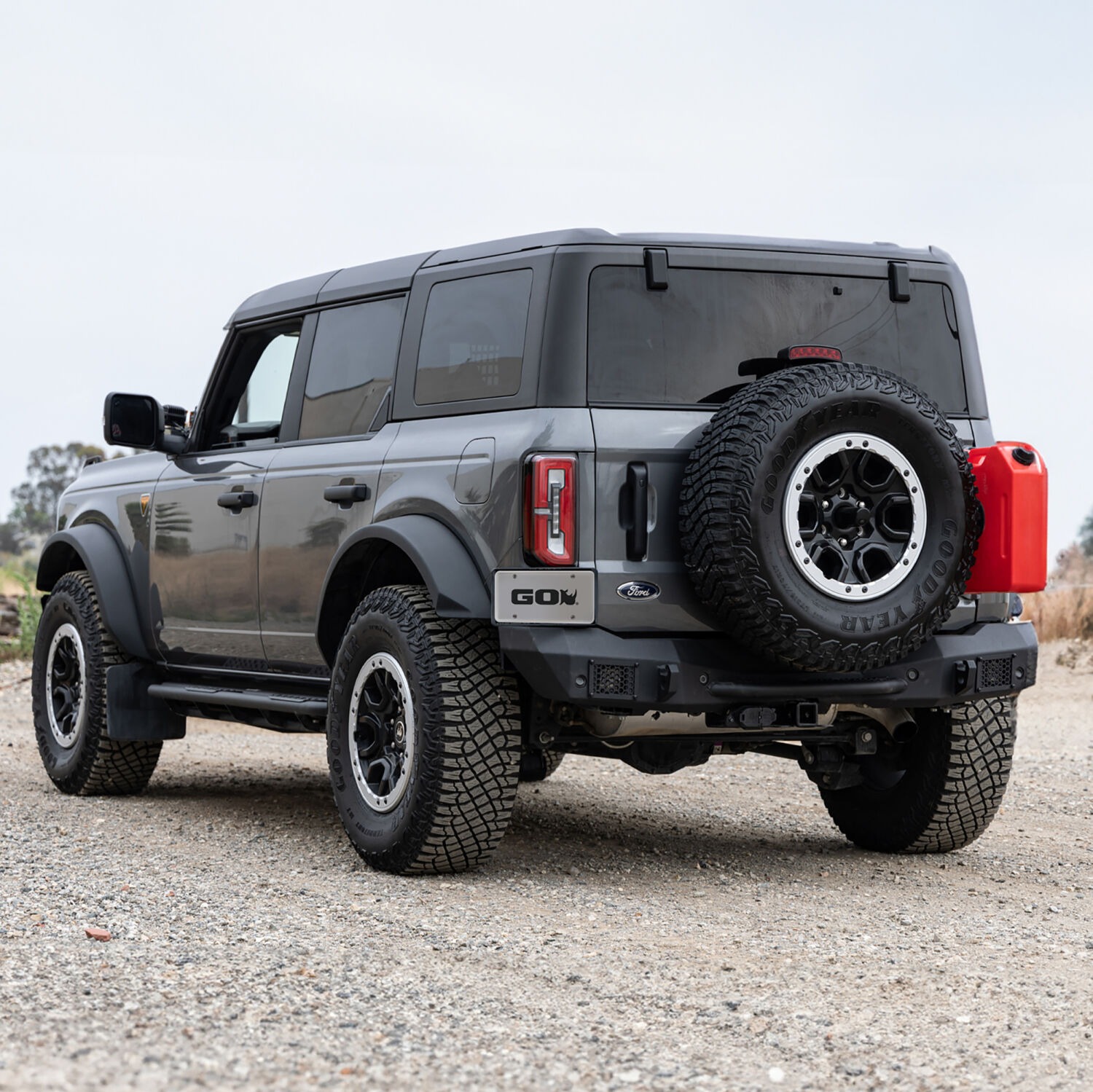 Go Rhino 371400T - Rockline Bumpers, Black, Powder Coated