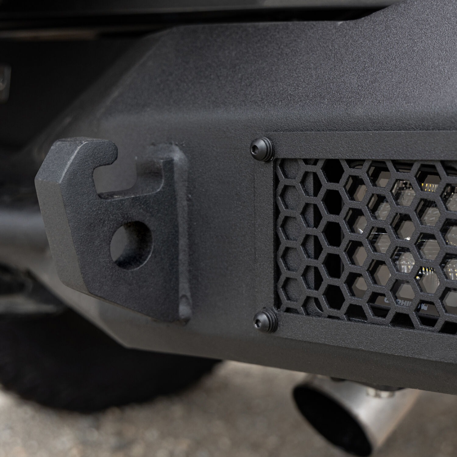 Go Rhino 371400T - Rockline Bumpers, Black, Powder Coated