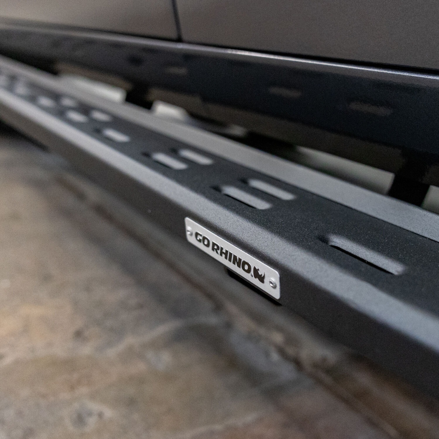 Go Rhino 69643973SPC - RB30 Running Boards, Black, Galvanized Steel
