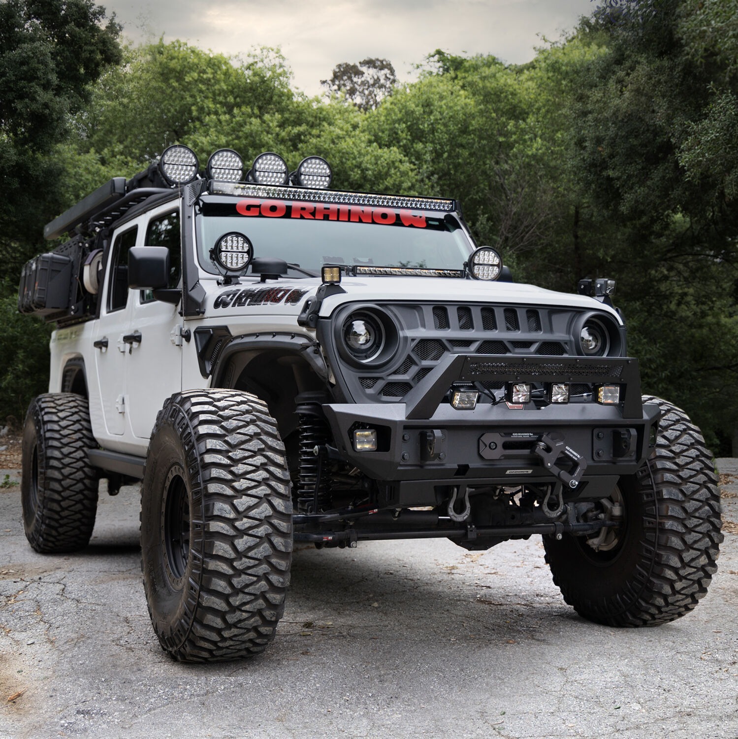 Go Rhino 750400321SCS - LED Light Kits, Anodized, XPLOR Blackout
