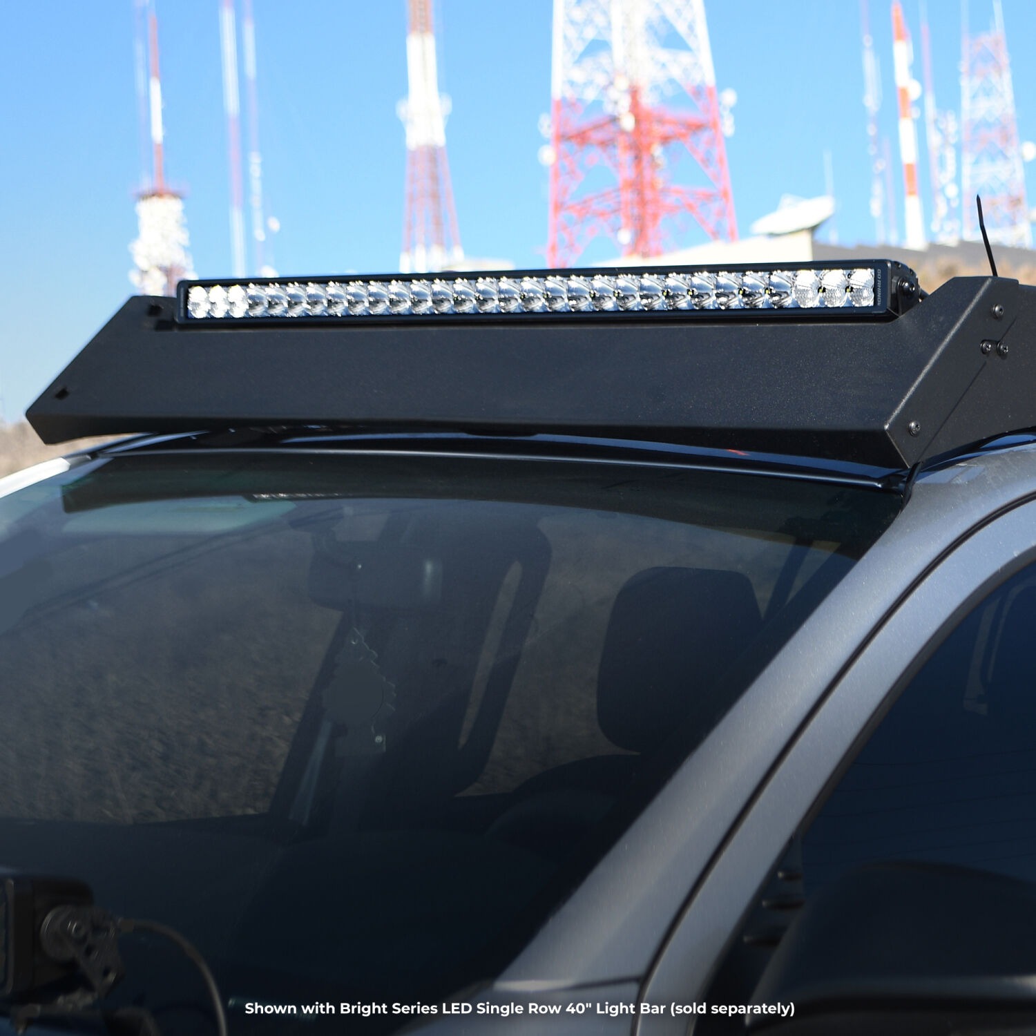 Go Rhino 5933190T - Roof Racks, Crew Cab, Black