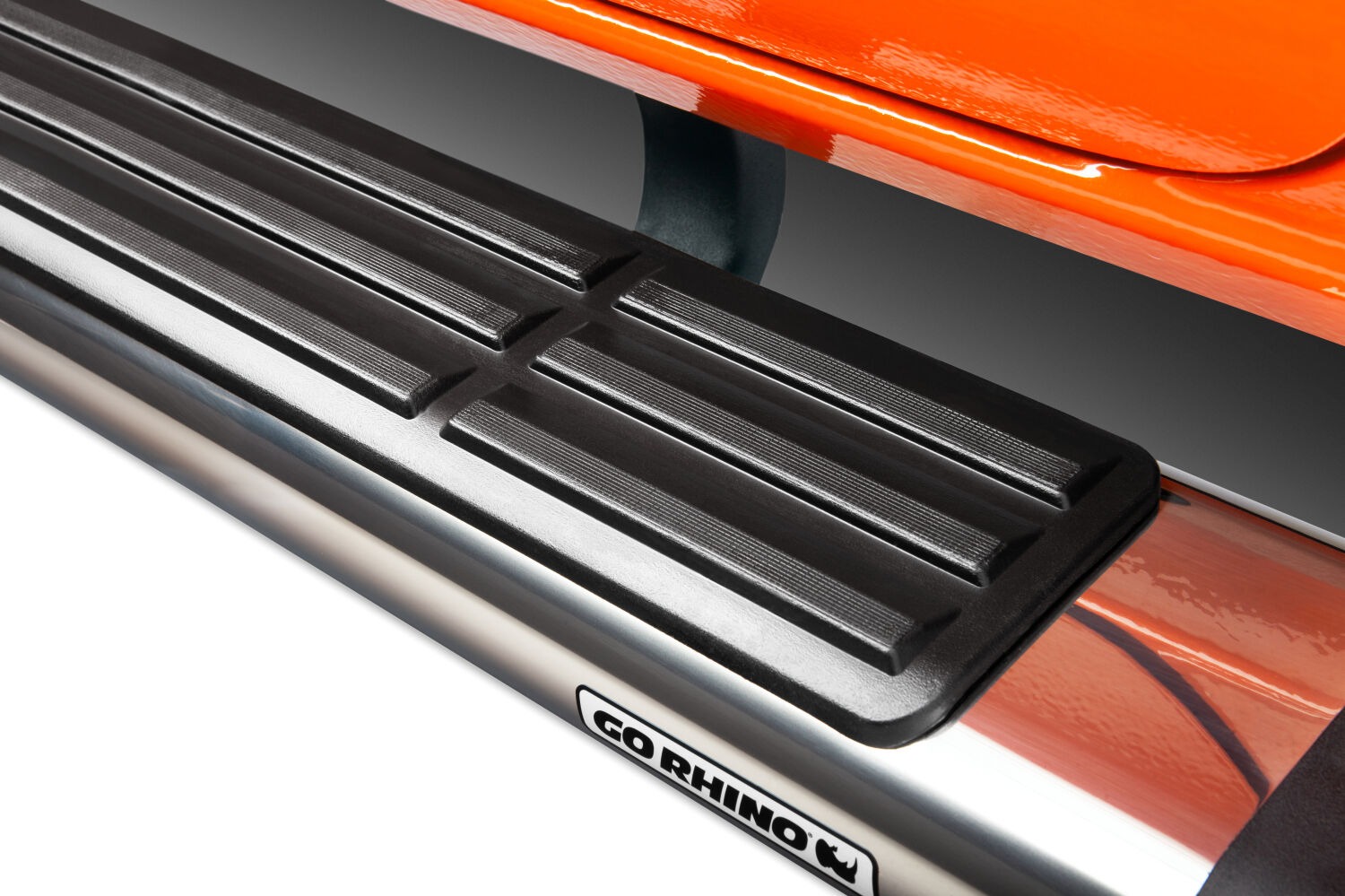 Go Rhino 660080PS - Running Boards & Steps, Silver, Polished