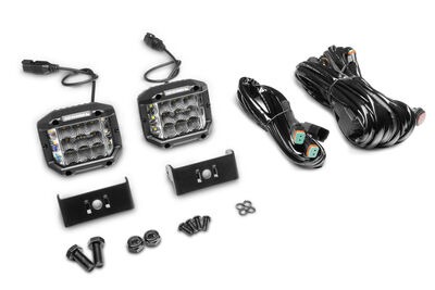 Go Rhino 750300323FCS - LED Light Kits, Anodized, XPLOR Bright