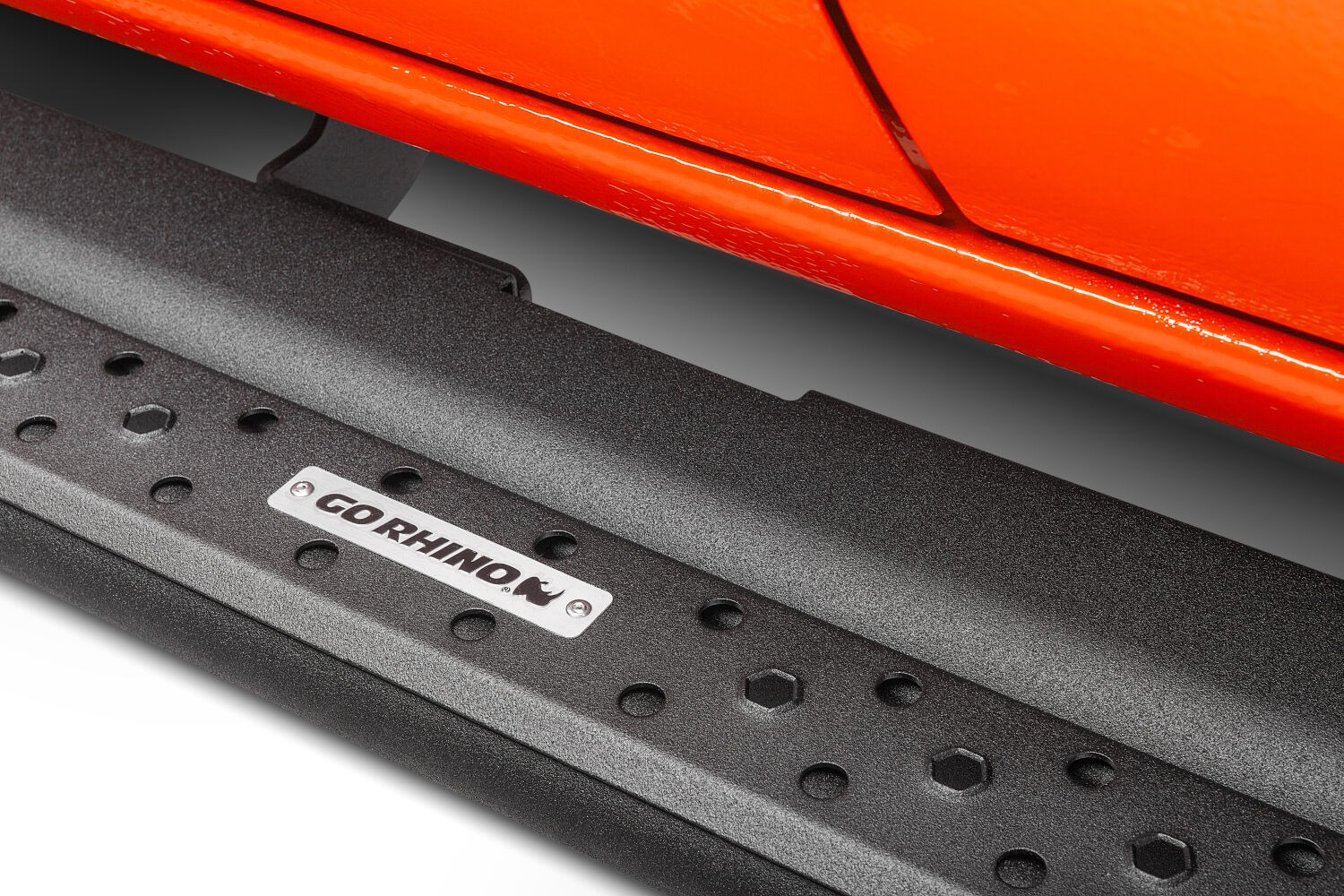 Go Rhino DSS4429T - Dominator Sliders, Crew Cab, Black