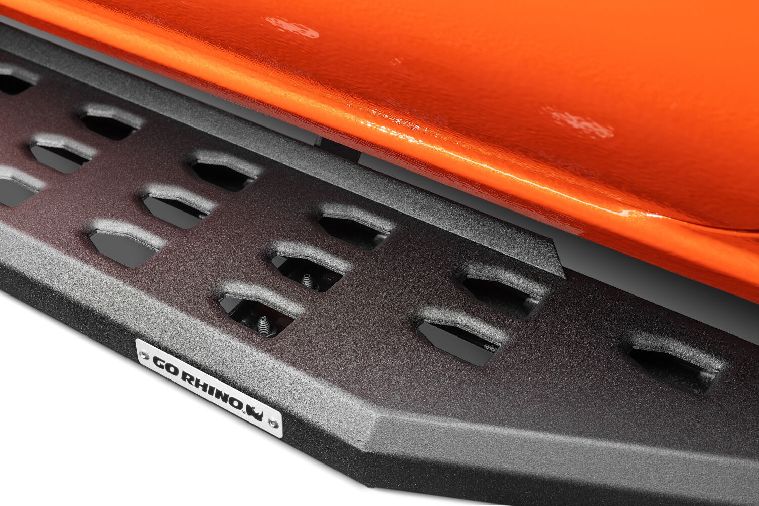 Go Rhino 69400080PC - RB20 Running Boards, Black, Galvanized Steel