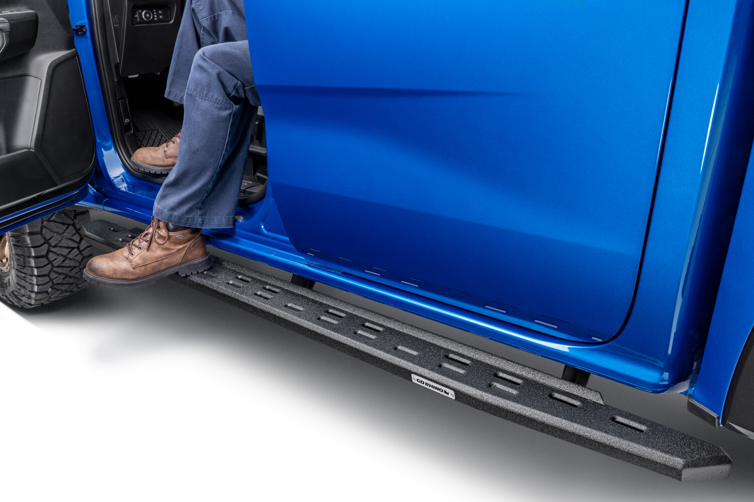 Go Rhino 69636880ST - RB30 Running Boards, Crew Cab, Black