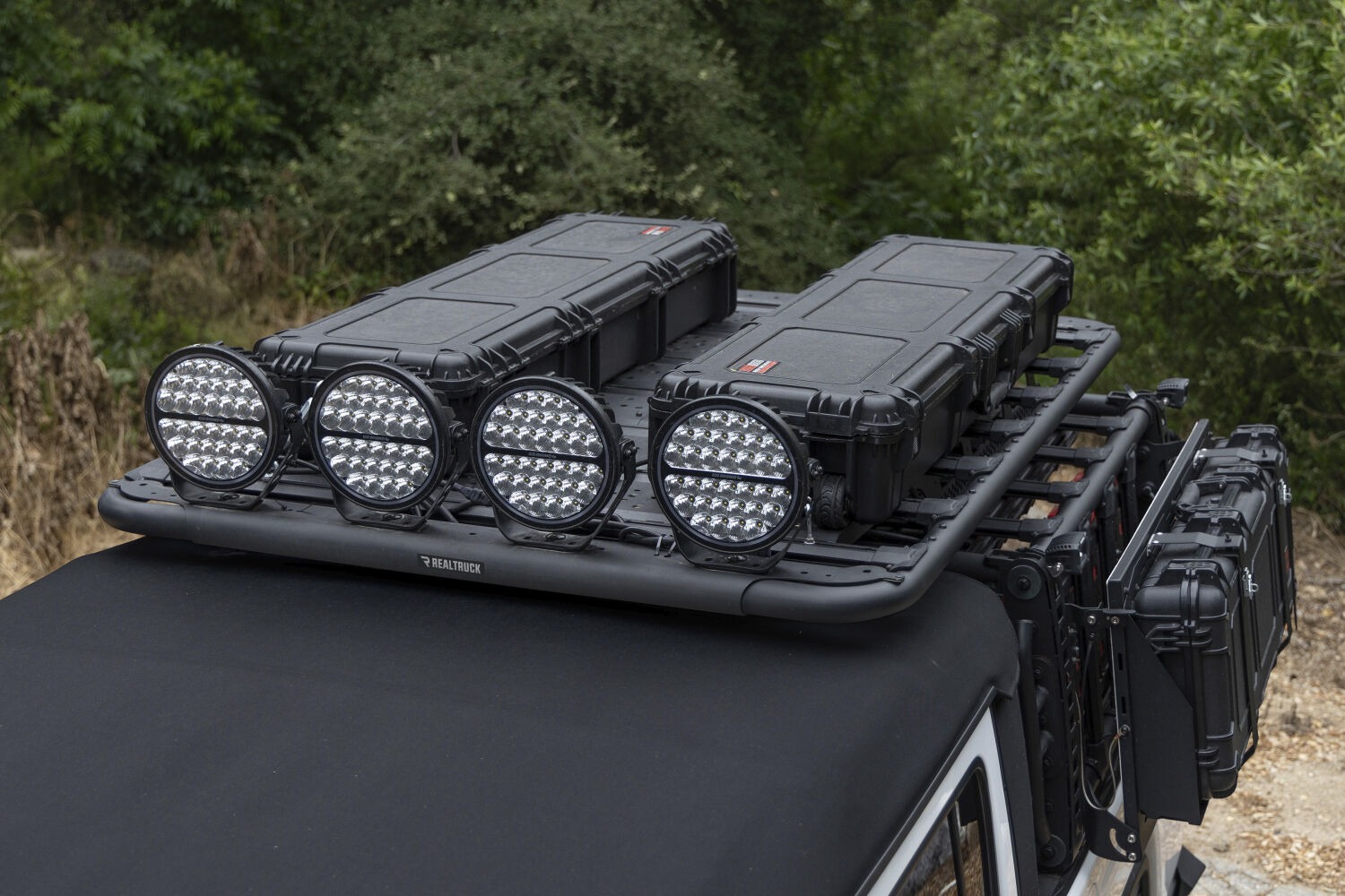 Go Rhino 751700911DRS - LED Light Kits, Anodized, XPLOR Blackout