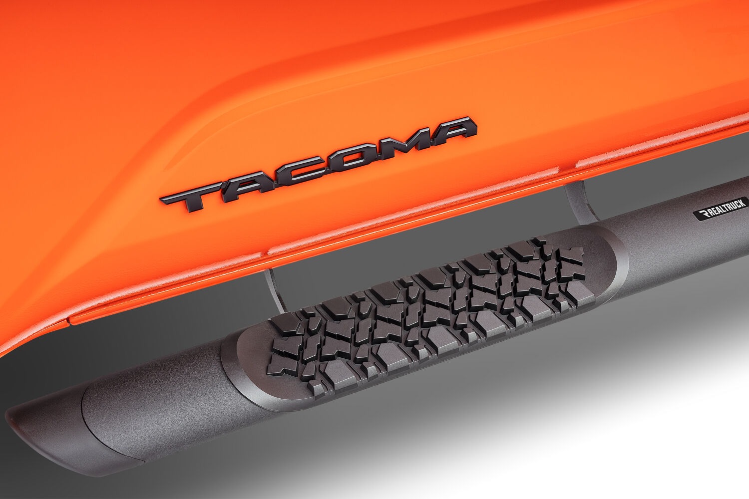 Go Rhino V3443280T - V-Series Side Steps, Crew Cab, Black