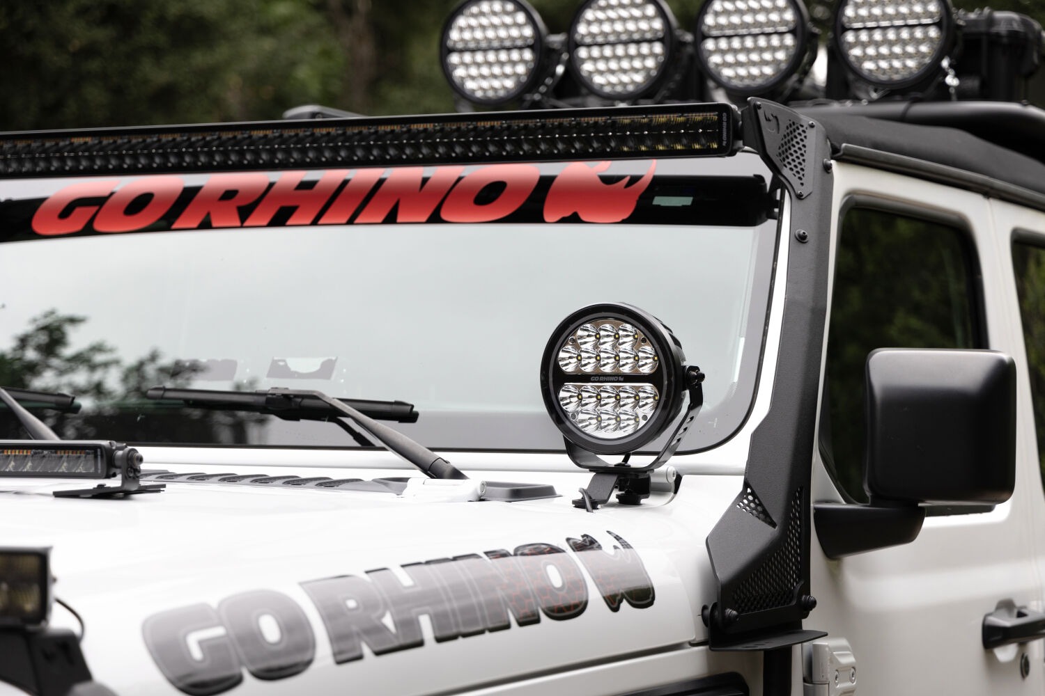 Go Rhino 750800711SRS - LED Light Kits, Anodized, XPLOR Blackout