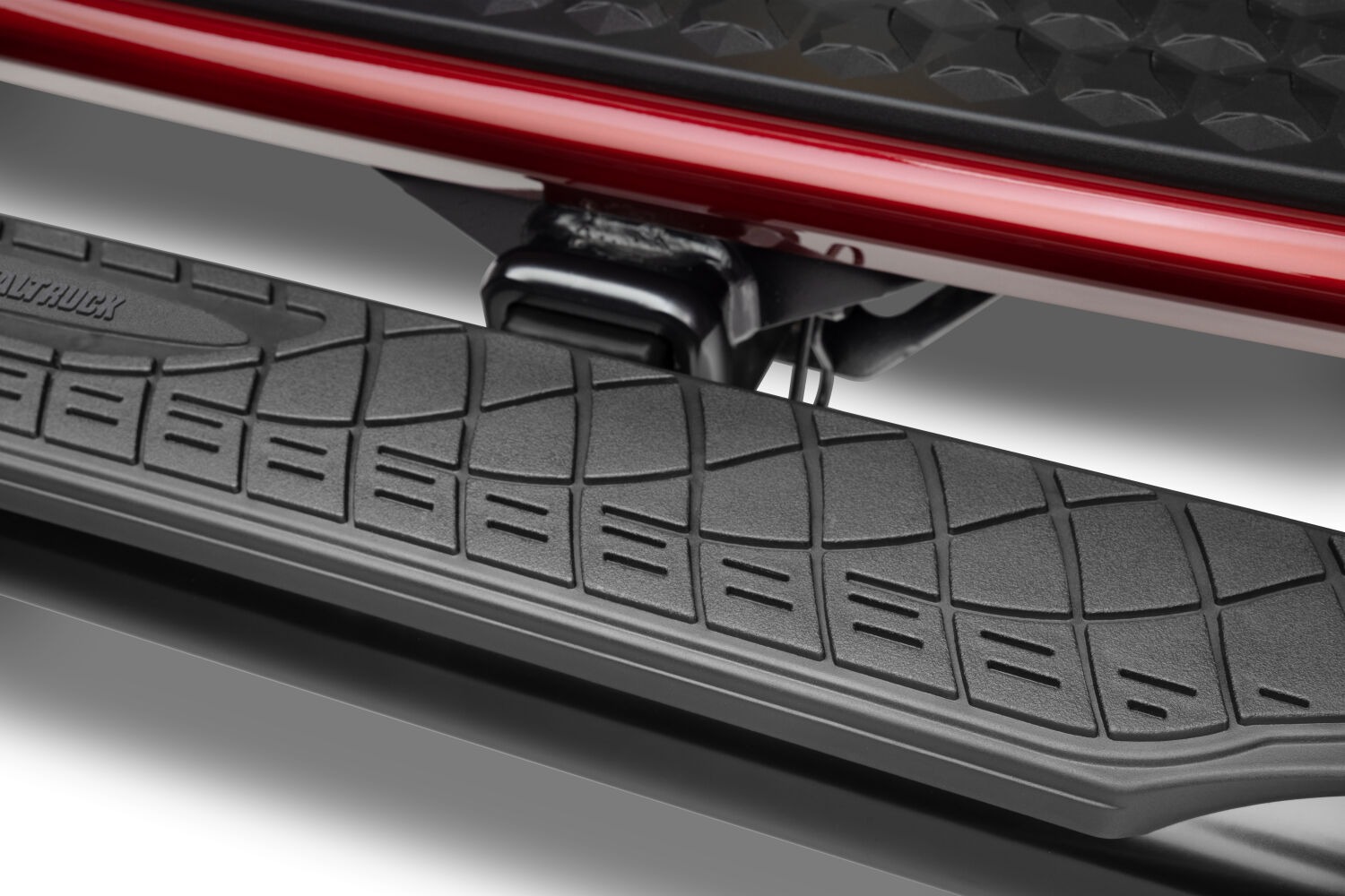Go Rhino 460B - Hitch Steps, Black, 4" Oval Hitch Step