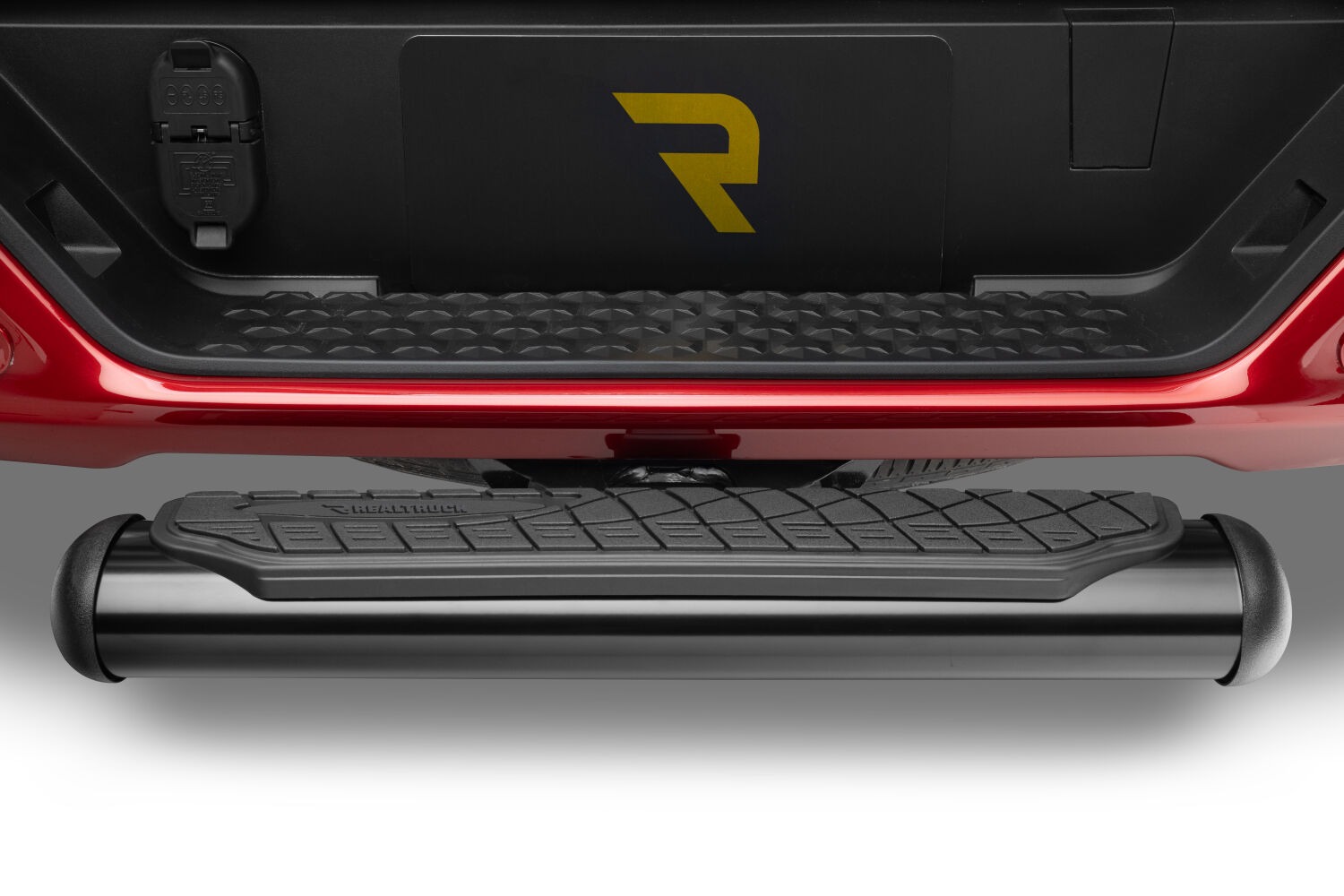 Go Rhino 460B - Hitch Steps, Black, 4" Oval Hitch Step
