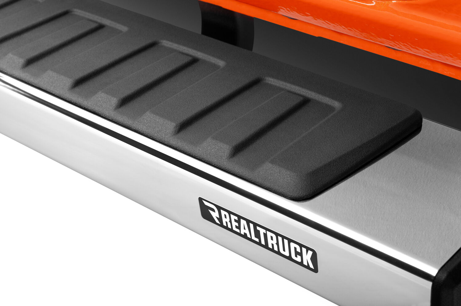Go Rhino 6862443280PS - Running Boards & Steps, Crew Cab, Silver