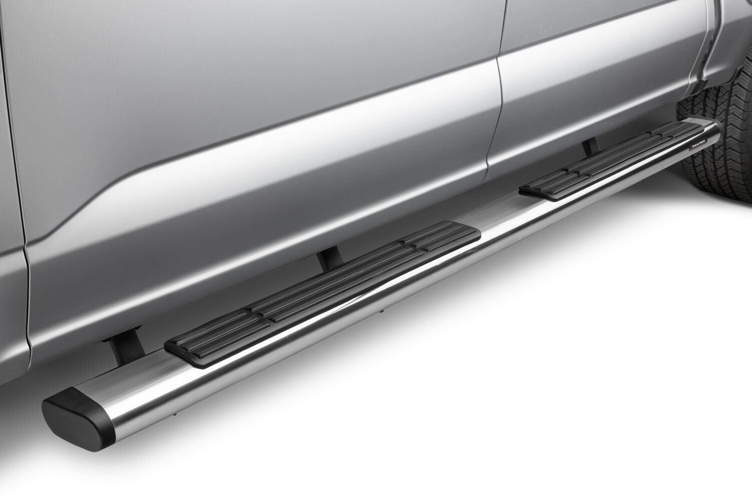 Go Rhino 686415587PS - Running Boards & Steps, Crew Cab, Silver
