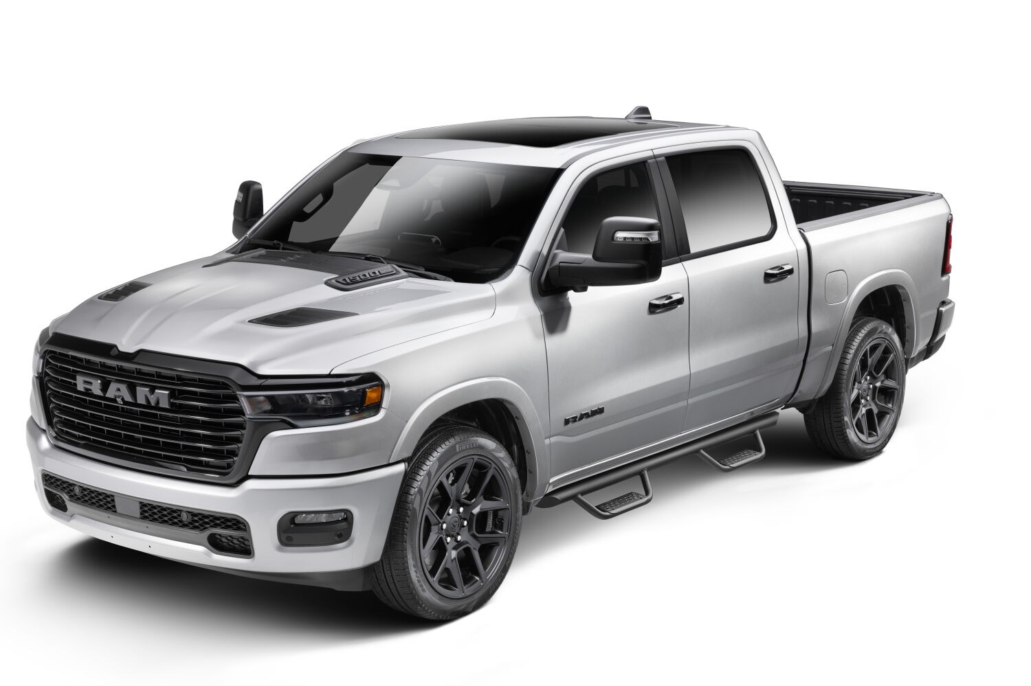 Go Rhino D224306T - Dominator Side Steps, Crew Cab, Black