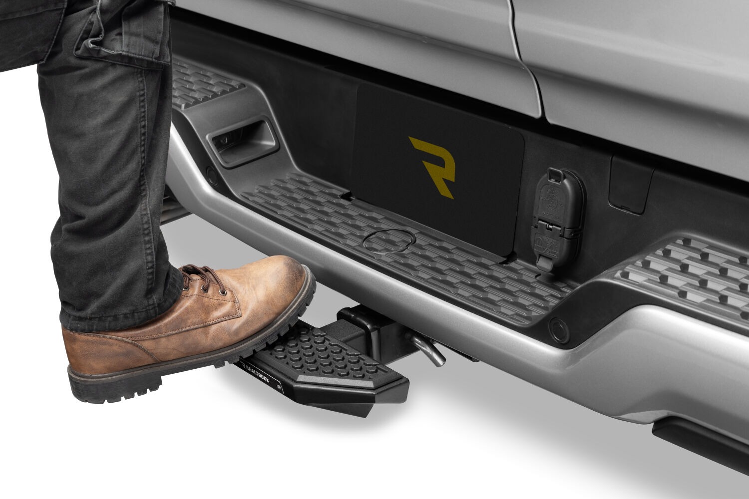 Go Rhino HS3012T - HS-30 Hitch Step, Black, Steel