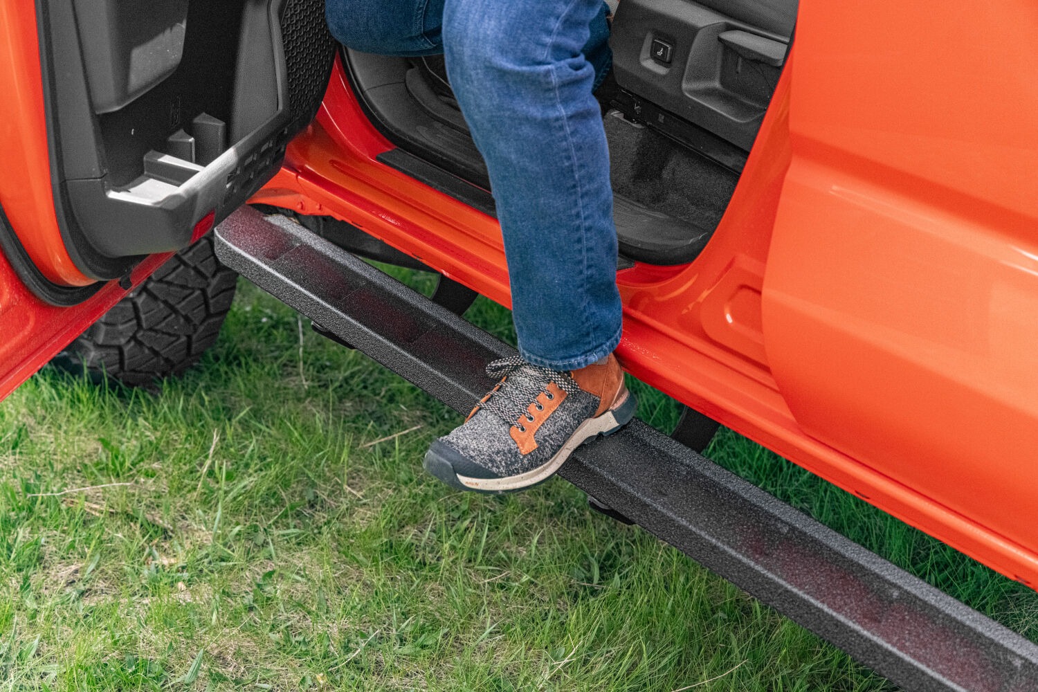 Go Rhino 63443280ST - RB10 Running Boards, Crew Cab, Black