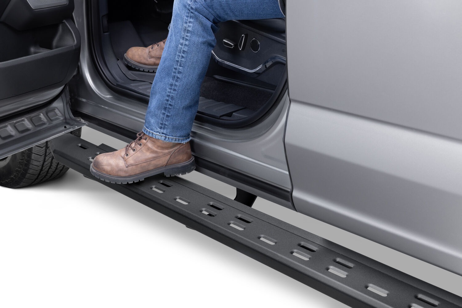 Go Rhino 69615587SPC - RB30 Running Boards, Crew Cab, Black
