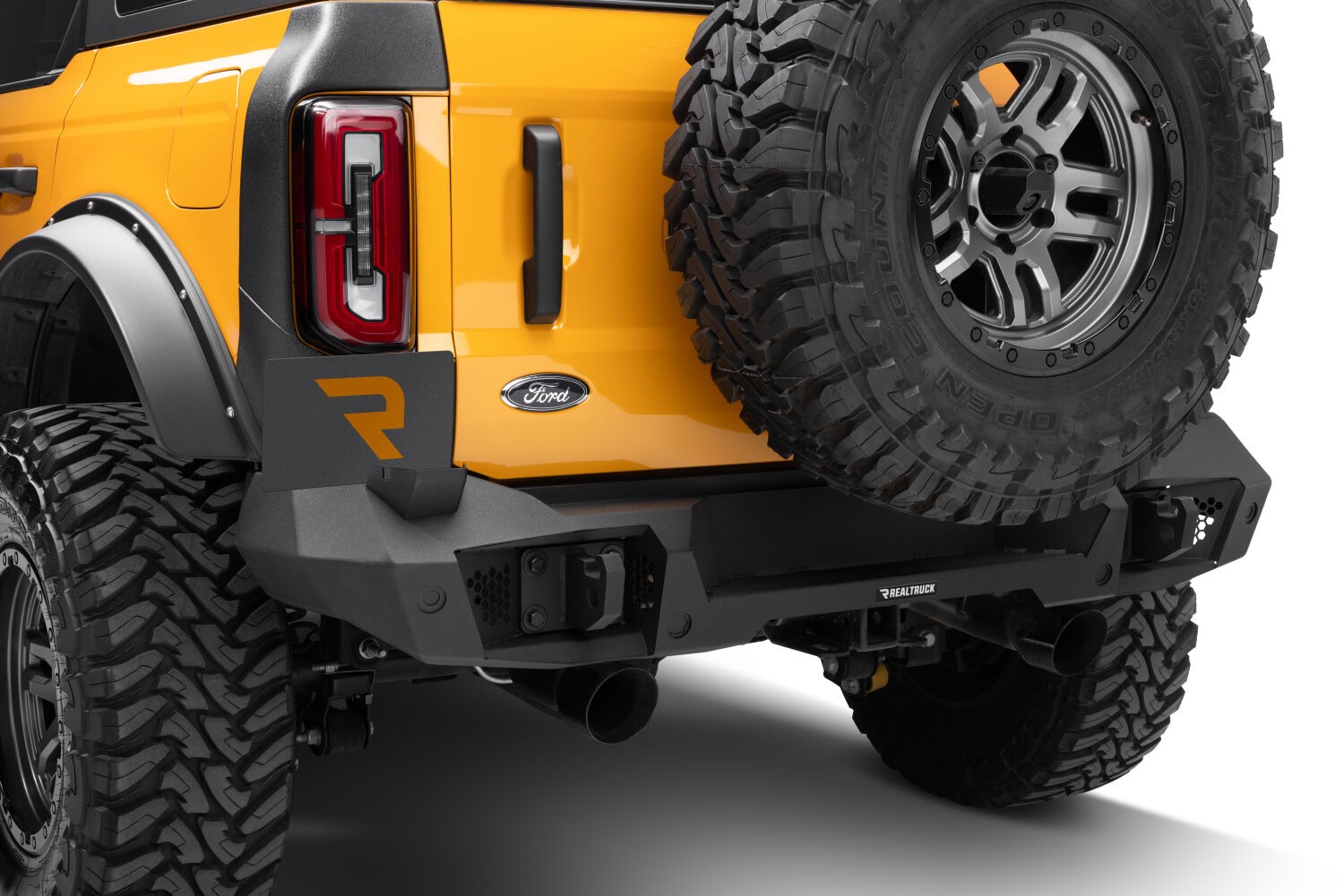 Go Rhino 271400T - Bumper Plates & Hardware, Black, Trailline