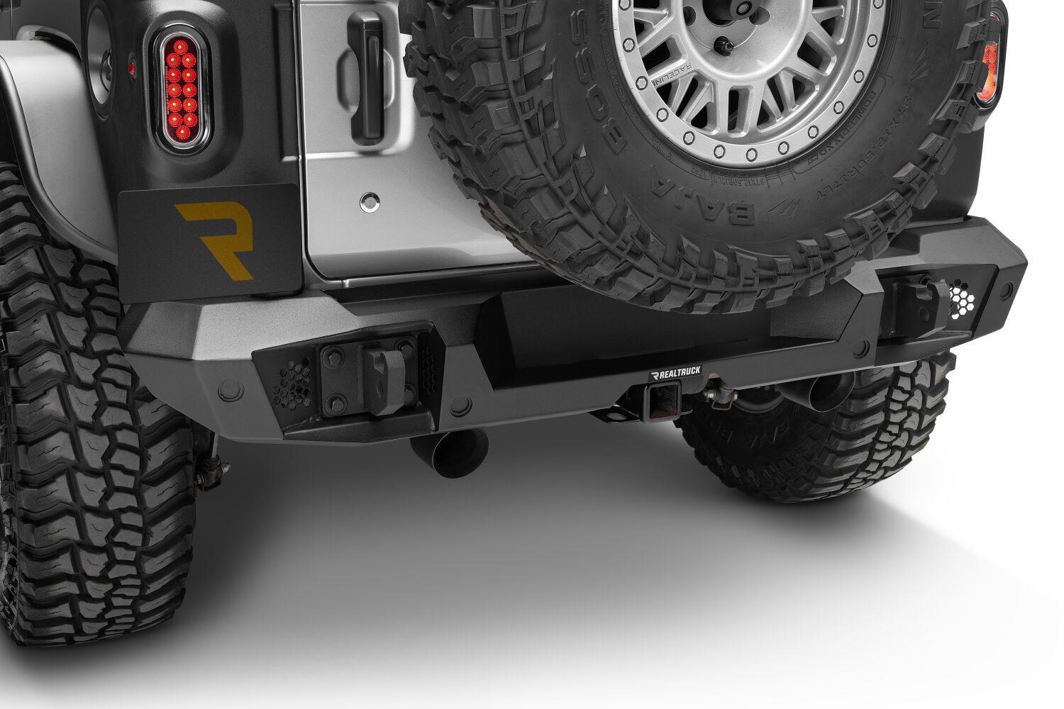 Go Rhino 274120T - Bumper Plates & Hardware, Black, Trailline