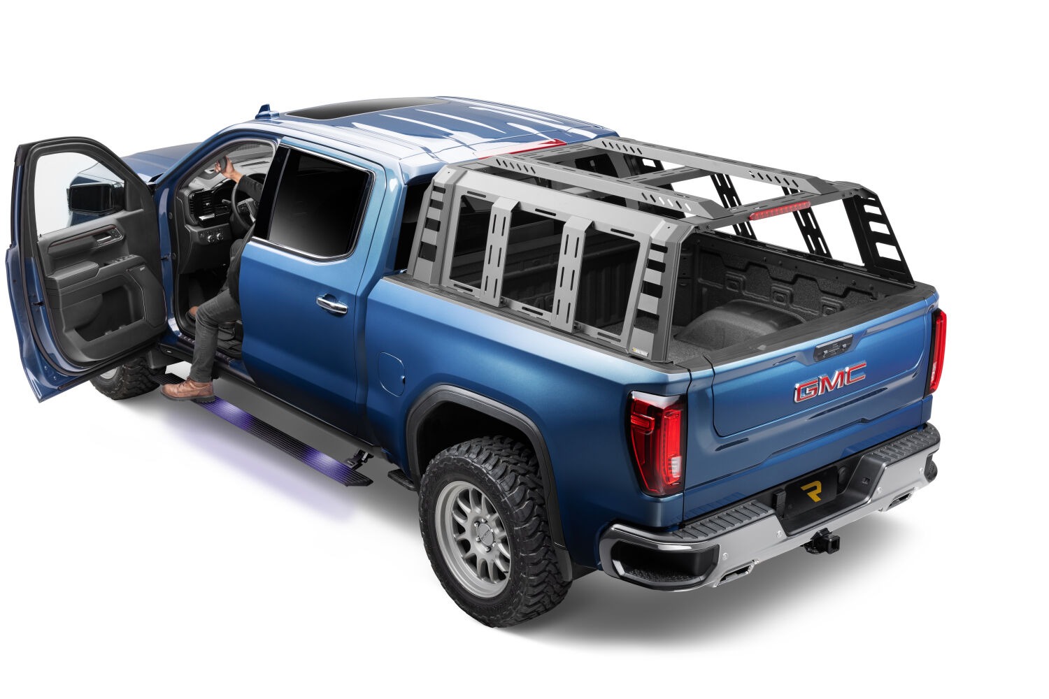 Go Rhino 20404887T - VoltStep E-Board, Crew Cab, Black