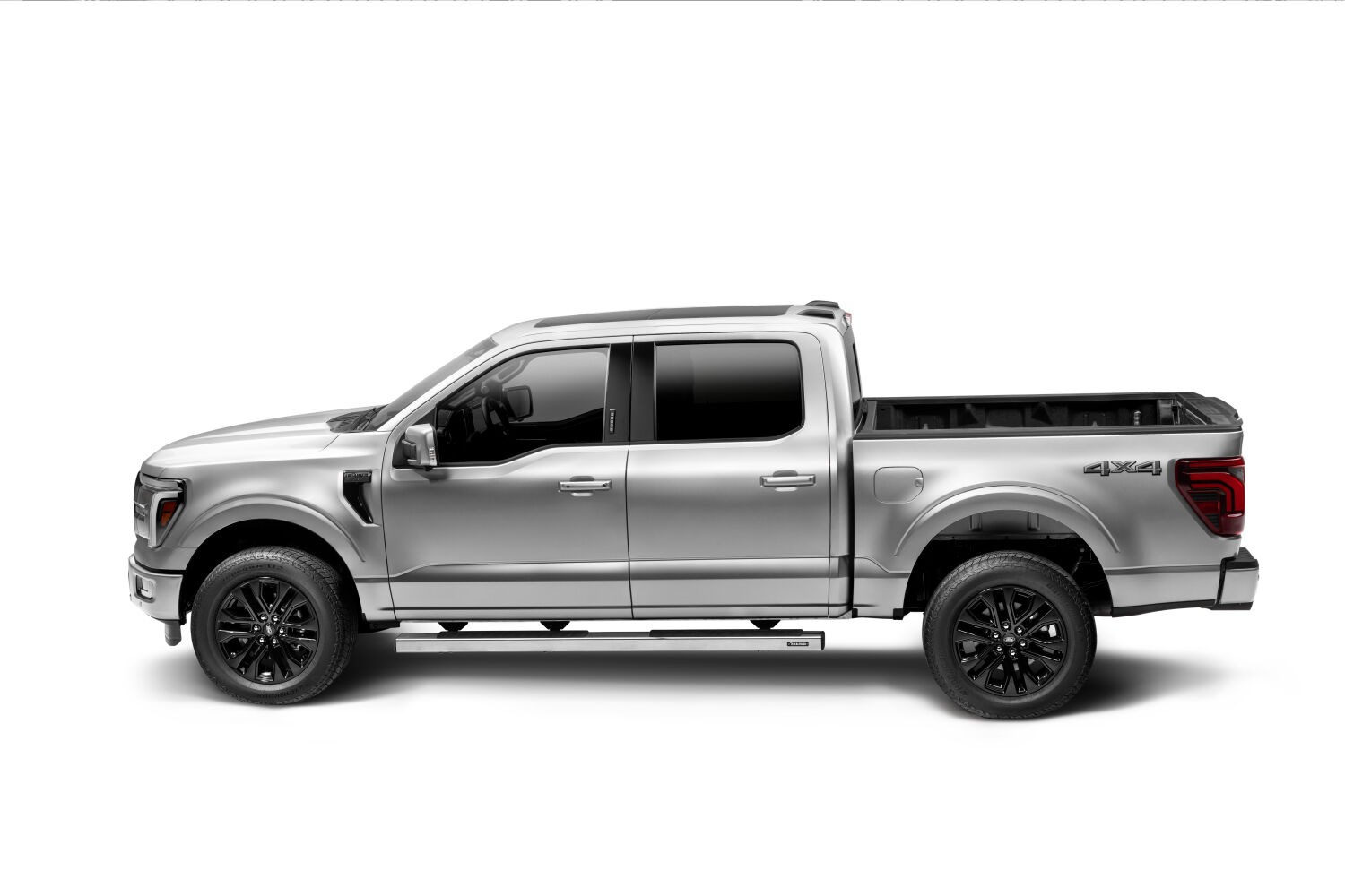 Go Rhino 6862415587PS - Running Boards & Steps, Crew Cab, Silver