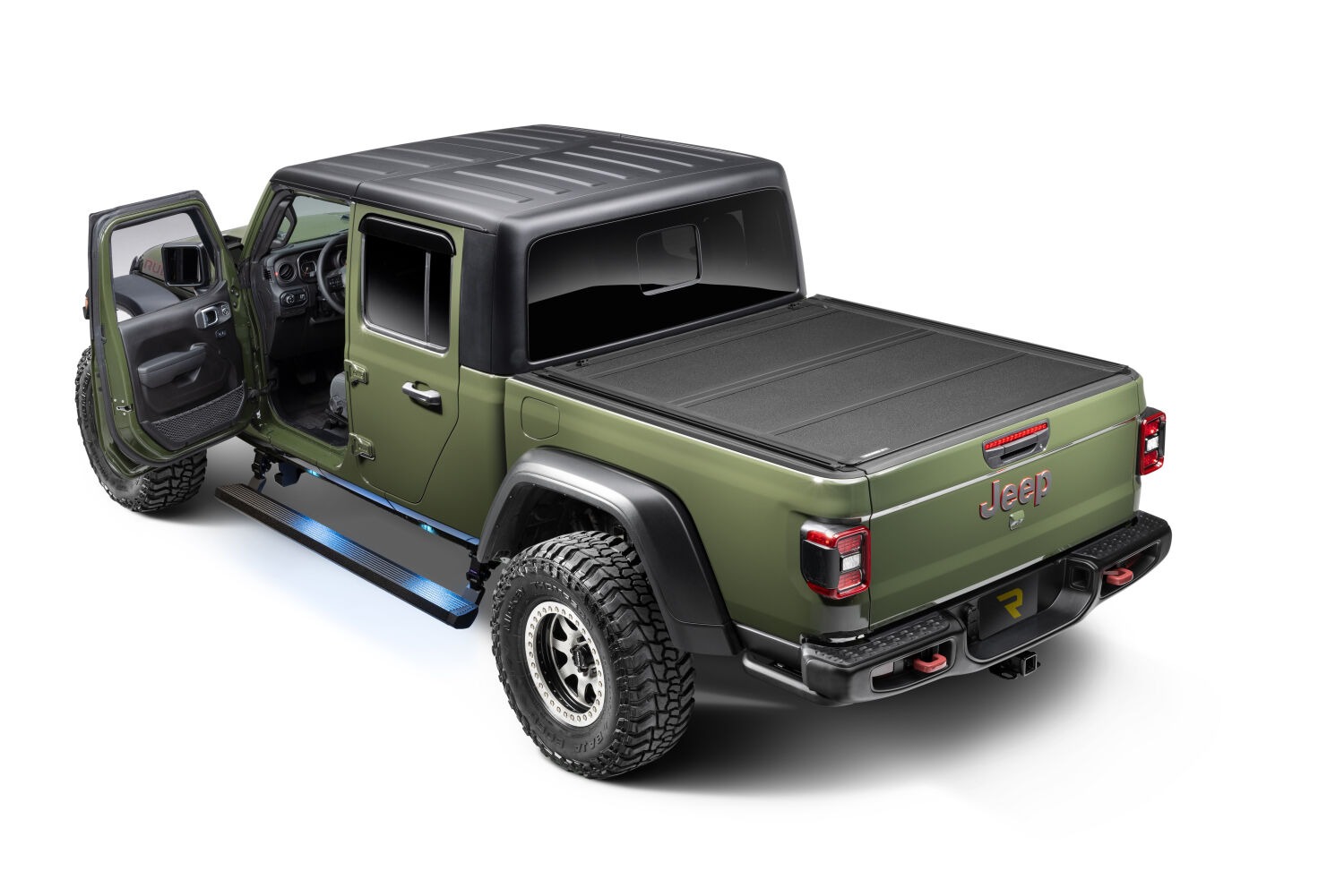 Go Rhino 20451687T - VoltStep E-Board, Crew Cab, Black