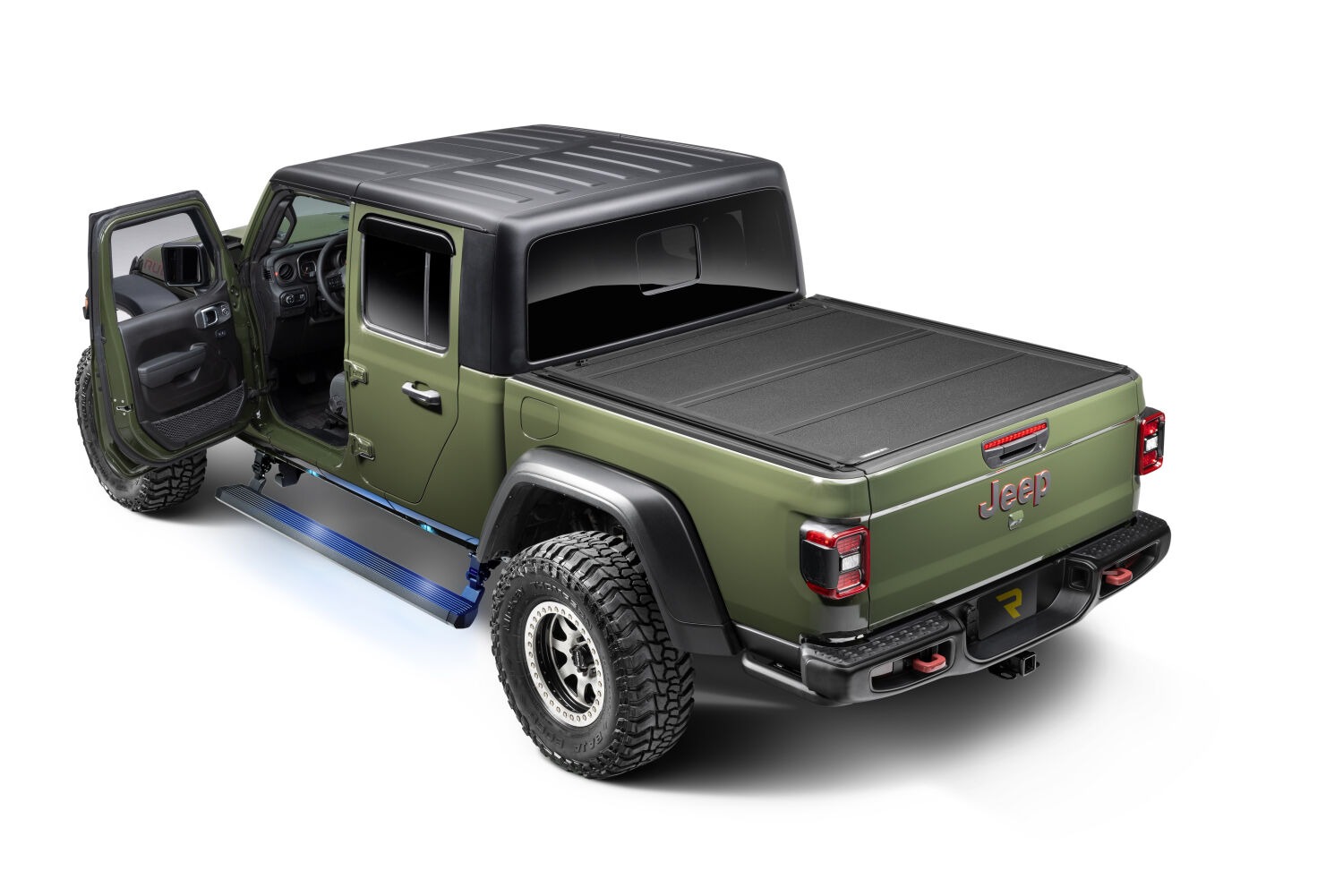 Go Rhino 20451687PC - VoltStep E-Board, Crew Cab, Black
