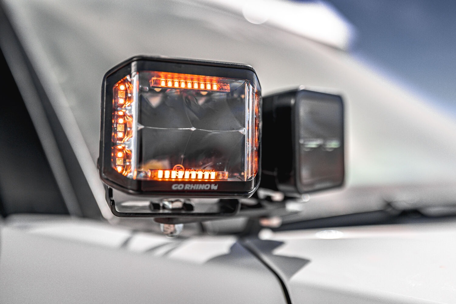 Go Rhino 750700322SCS - LED Light Kits, Anodized, XPLOR Blackout Combo
