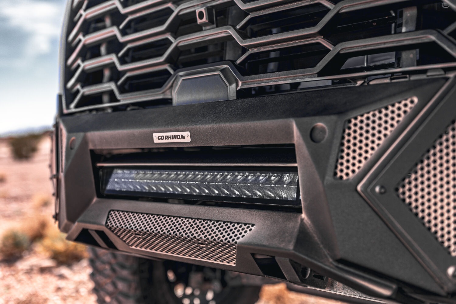 Go Rhino 34183T - Element Bumper, Black, Steel