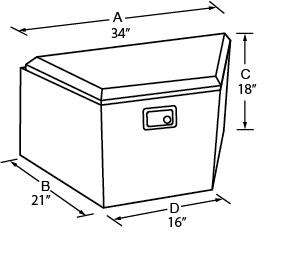 Lund 76120 - Aluminum Storage Boxes, Black