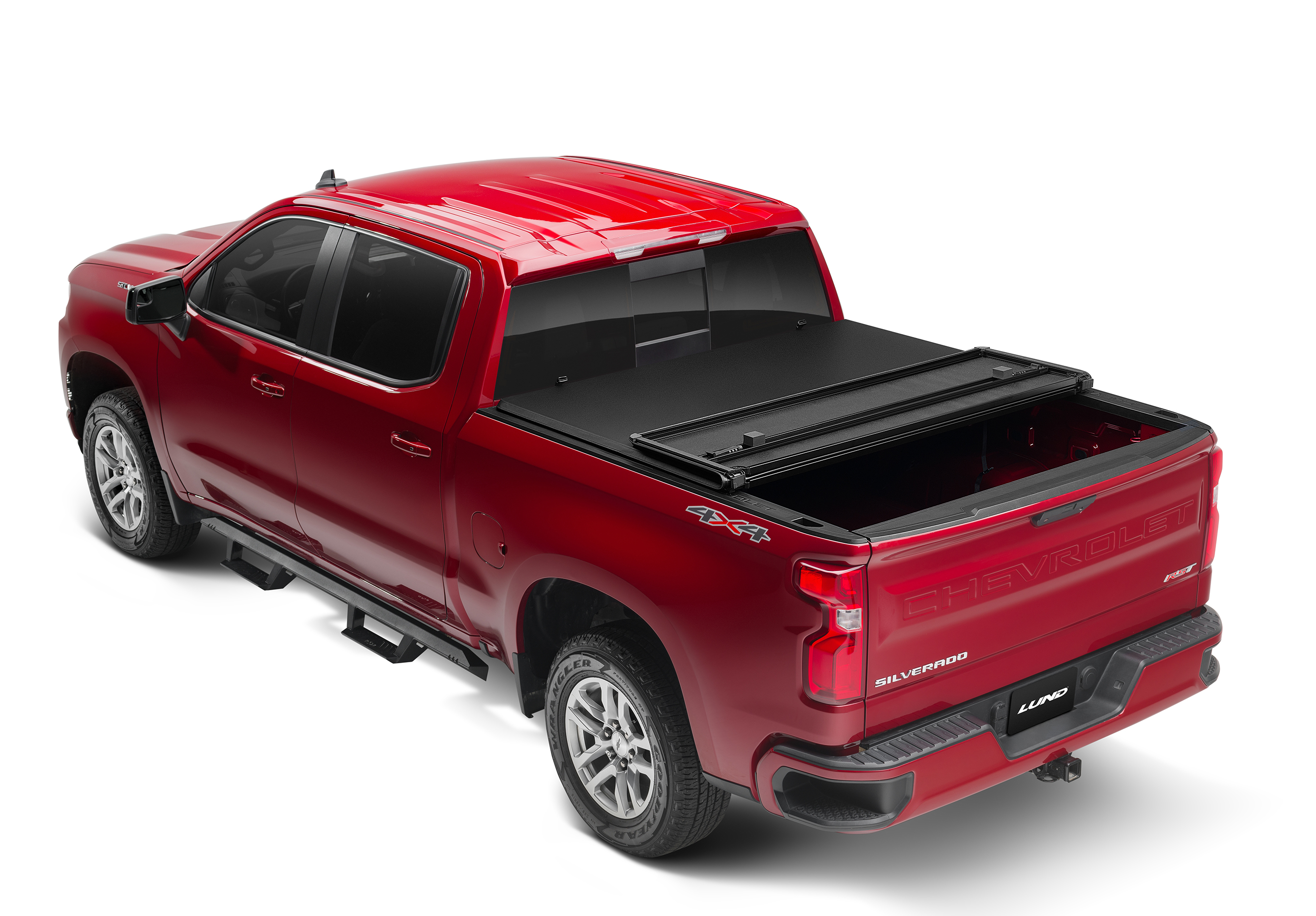 Lund 969151 - Genesis Hard Fold Tonneau Cover, 5'9" Bed, Black