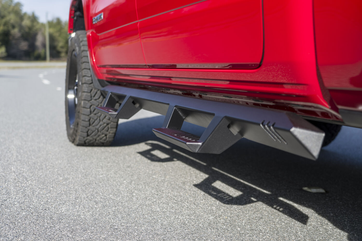N-Fab EXD19CC-TX - EpYx Drop Steps, Crew Cab, Textured Black