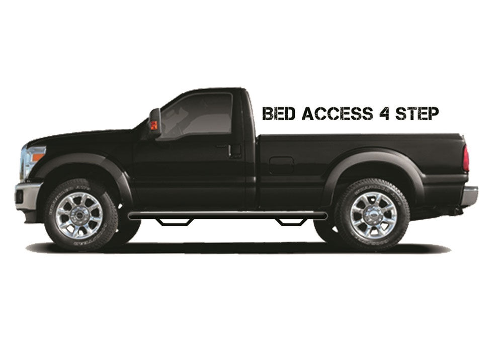 N-Fab C0784RC-4-TX - Nerf Steps, Regular Cab, 8'2" Bed