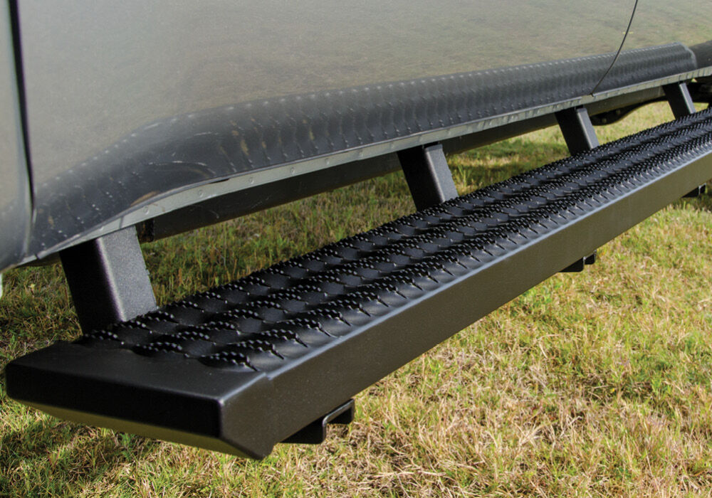N-Fab GFF99QC-TX - Growler Step System, Extended Cab, Textured Black