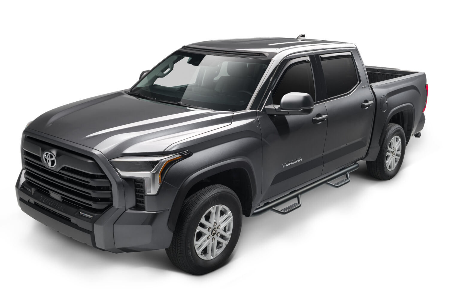 N-Fab T2282CC-TX - Nerf Steps, Crew Cab, Textured Black