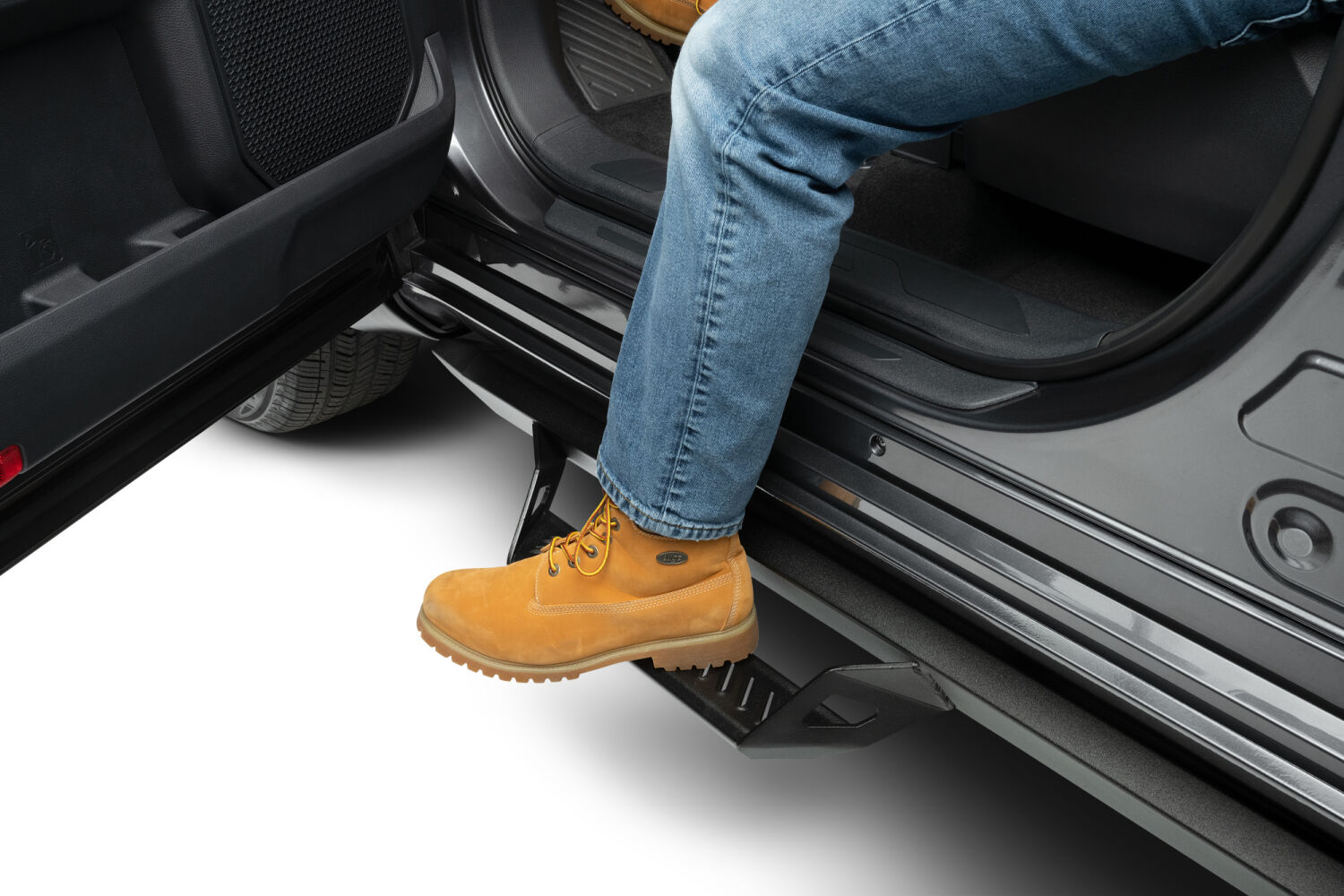 N-Fab PRT2282CC-TX - Predator Pro Steps, Crew Cab, Textured Black