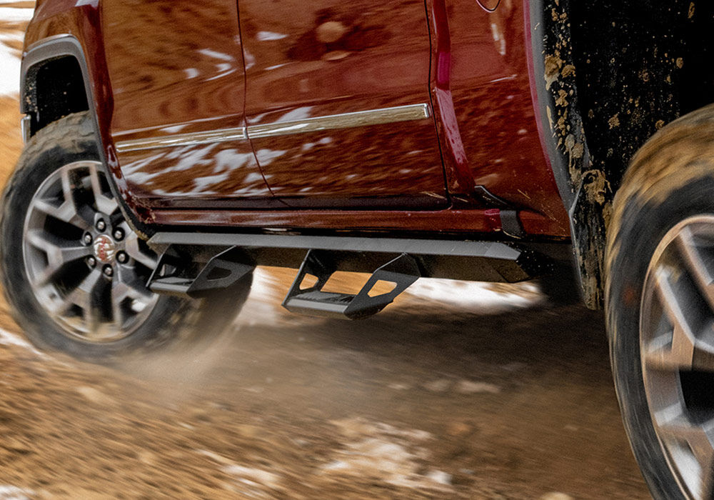 N-Fab PRG1571CC-TX - Predator Pro Steps, Crew Cab, Textured Black
