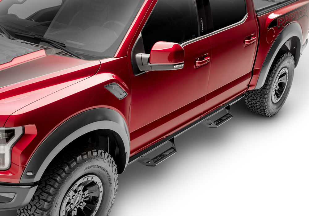 N-Fab PRG1563QC-TX - Predator Pro Steps, Extended Cab, Textured Black