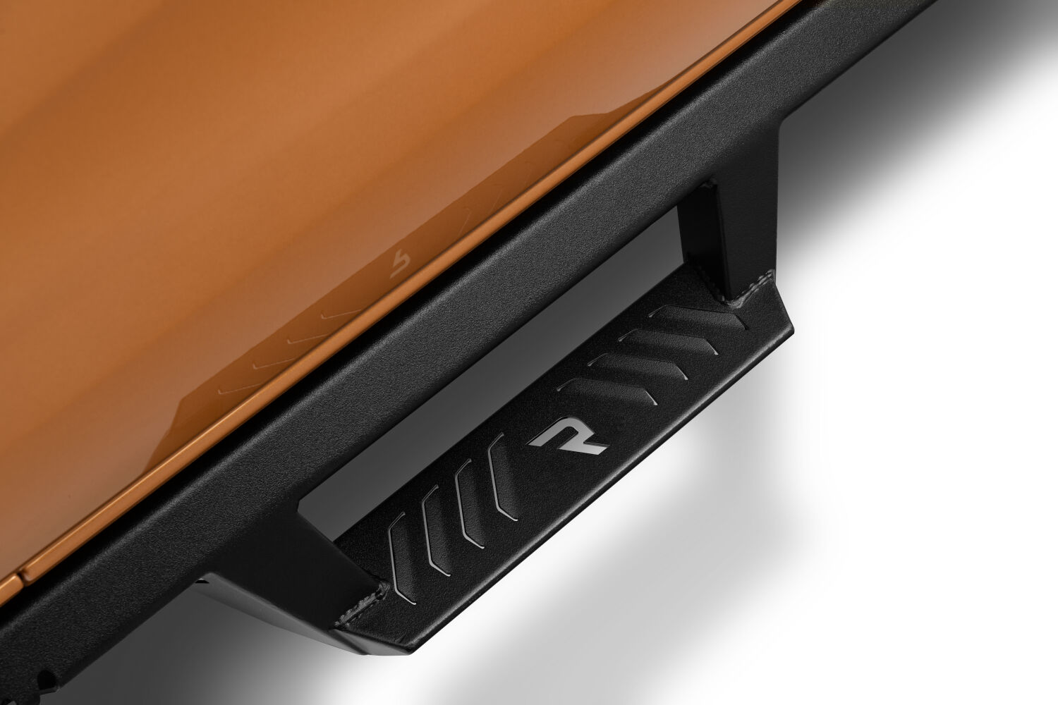N-Fab EXF214B-TX - EpYx Drop Steps, Black, Powder Coated