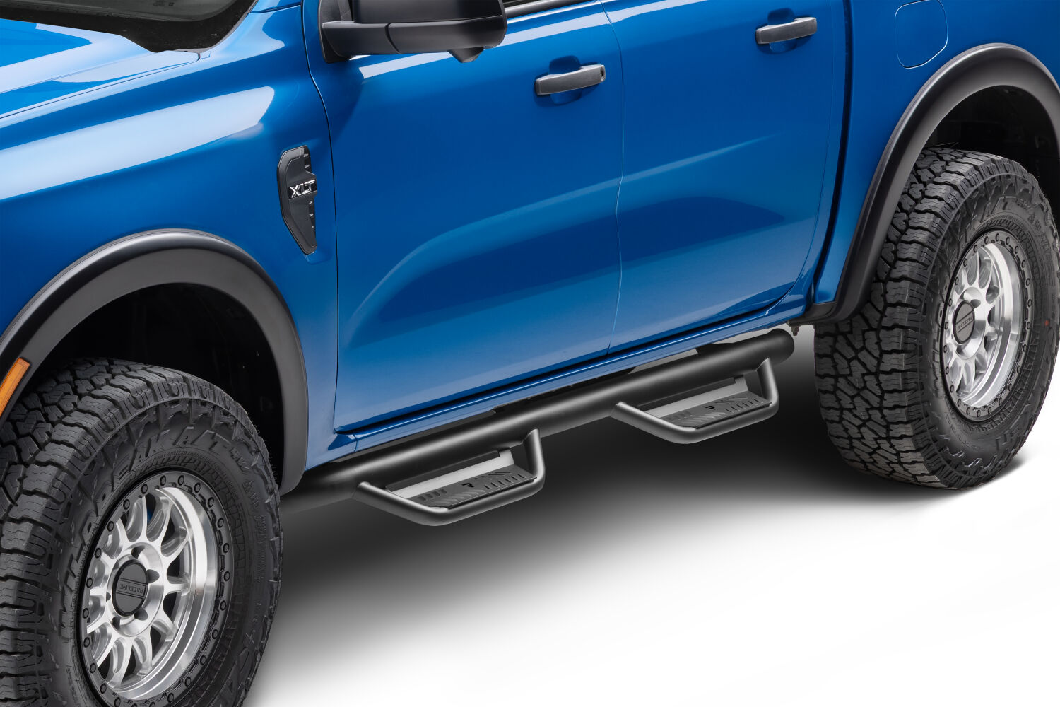 N-Fab HPF1981CC-TX - Podium Steps, Crew Cab, Textured Black