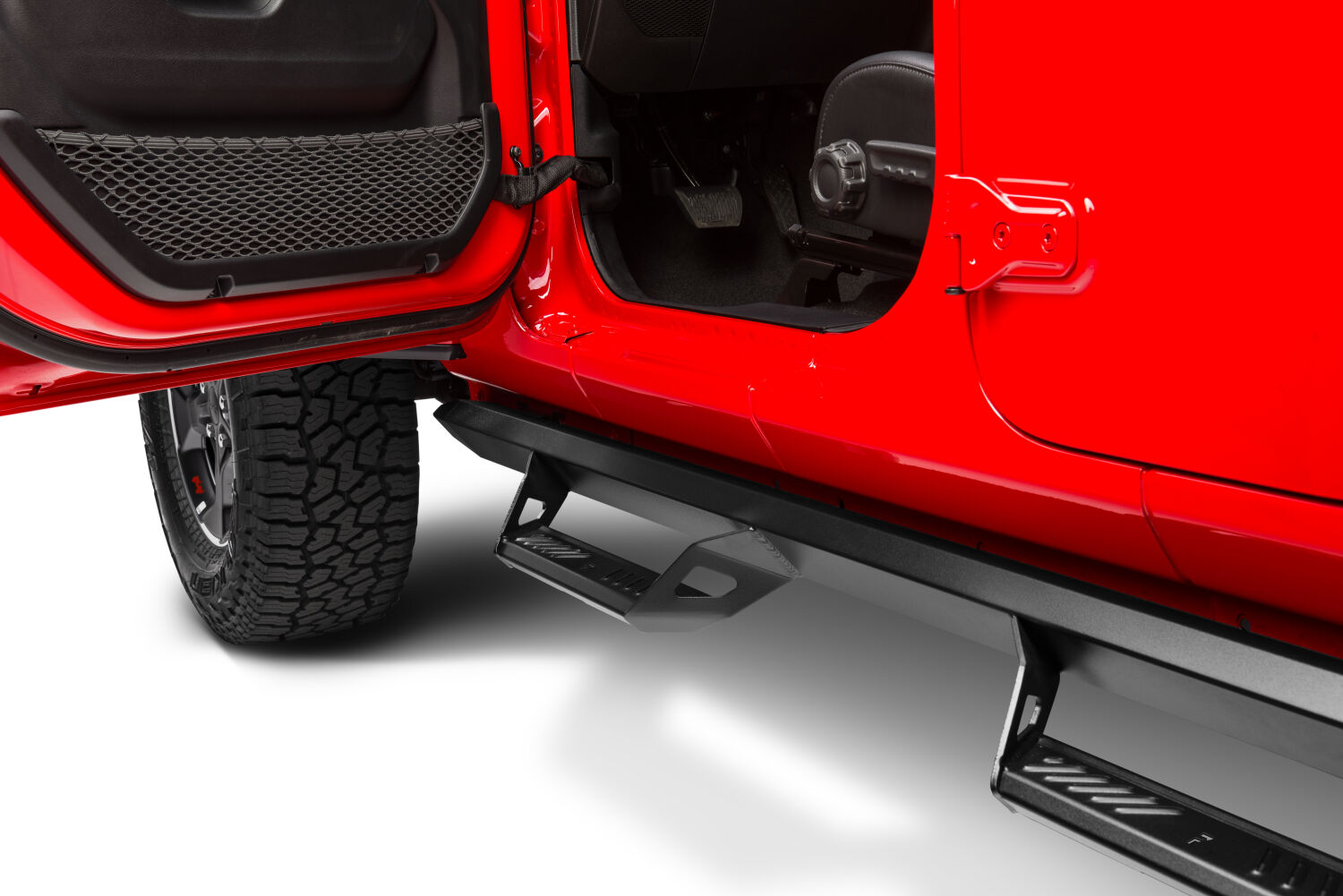 N-Fab PRJ1863-TX - Predator Pro Steps, Textured Black, Powder Coated