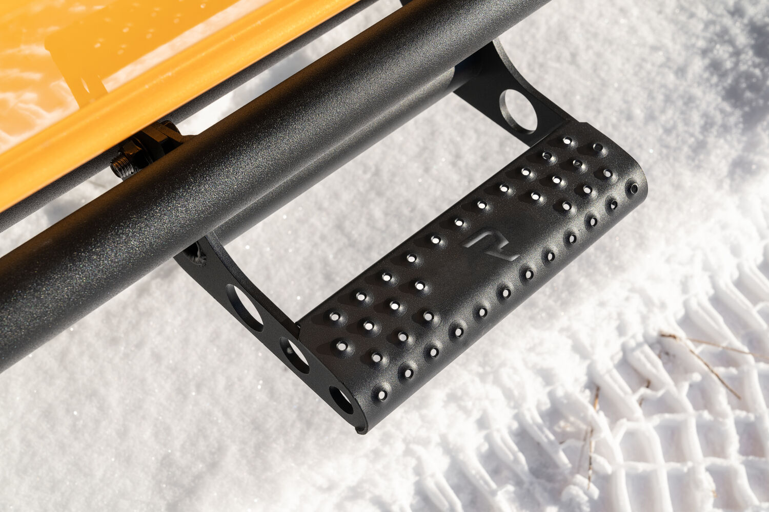 N-Fab F212BRKRS2 - RKR Step Rails, Black, Powder Coated