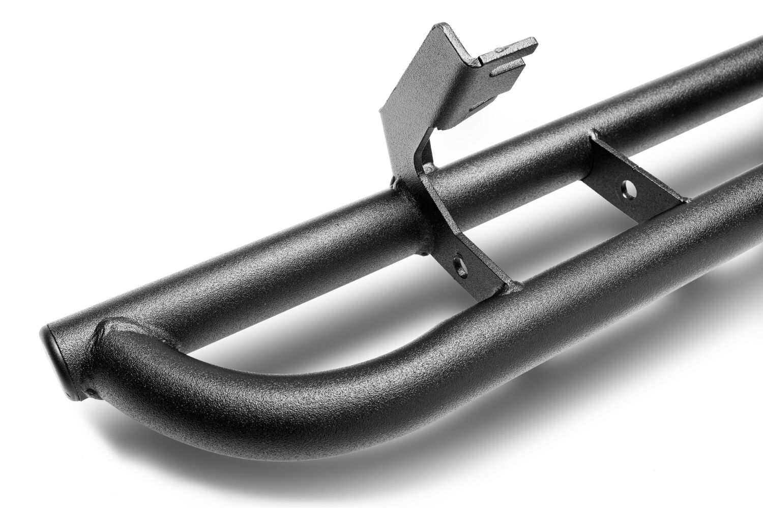 N-Fab N224RKRCCS4 - RKR Step Rails, Crew Cab, Textured Black