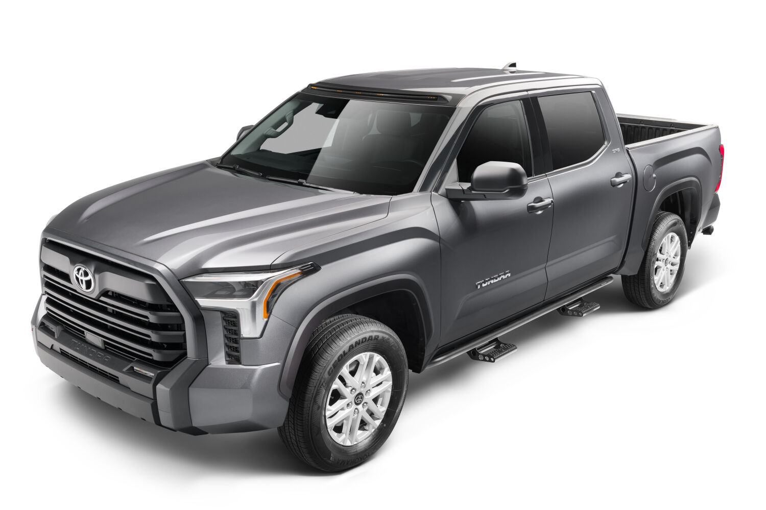 N-Fab T224RKRCCS4 - RKR Step Rails, Crew Cab, Textured Black